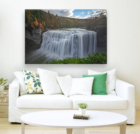 Autumn Wonderland at Middle Falls Reproduction