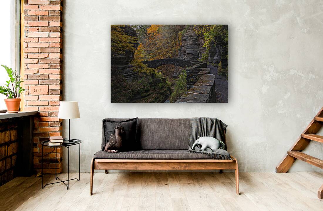 Autumn Fantasy Bridge Reproduction