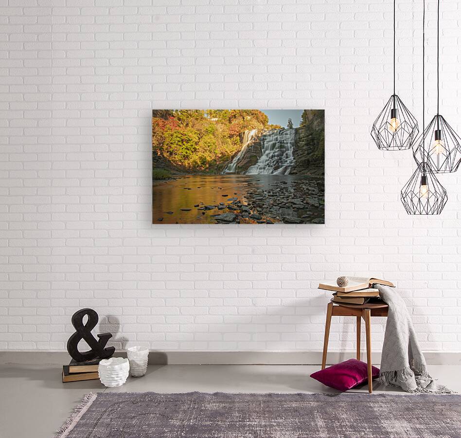 Autumn Paradise at Ithaca Falls Reproduction