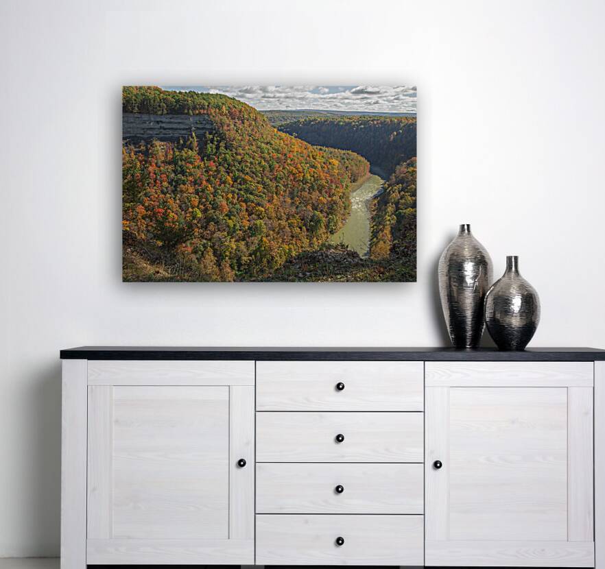 Archery Field Overlook in Autumn Glory Reproduction