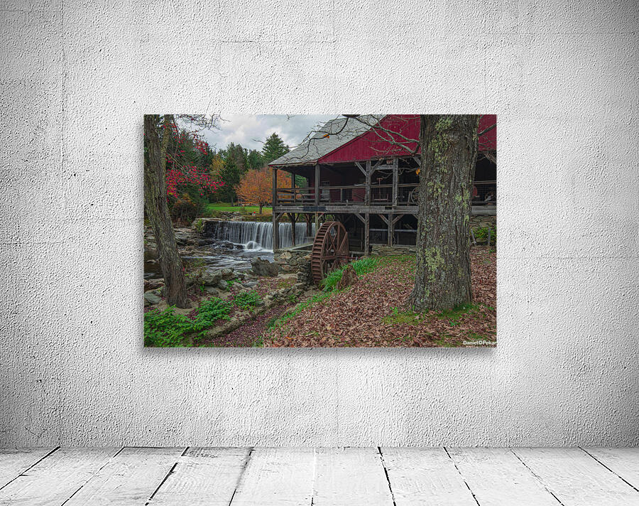 Late Autumn at Weston Grist Mill Wall Preview