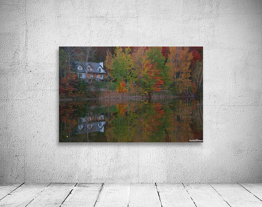 Parc Duquette Autumn Pond Reflection Wall Preview