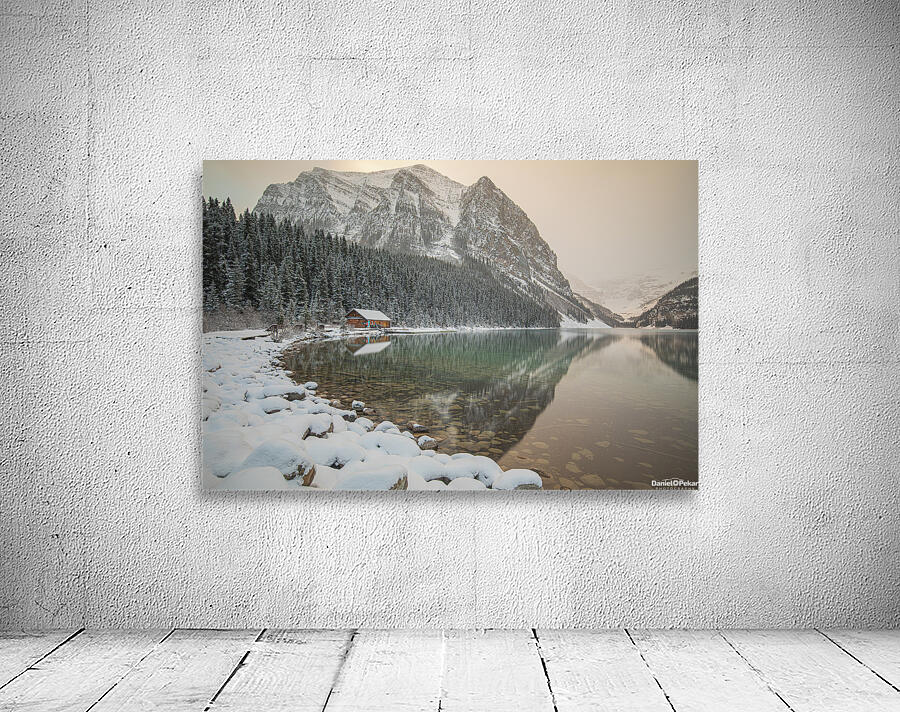 Lake Louise Winter Reflections Wall Preview