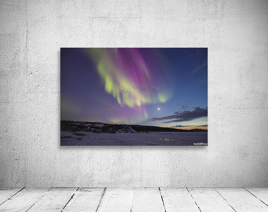 Prelude Lake Winter Aurora Wall Preview