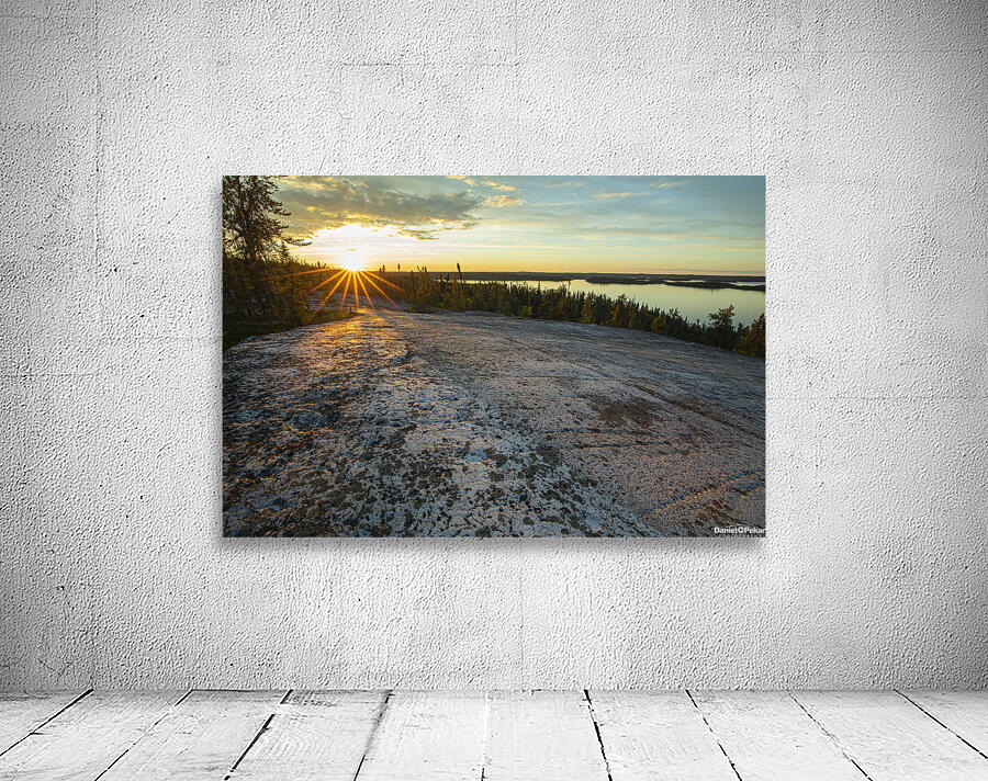 Sunburst above Prelude Lake Wall Preview