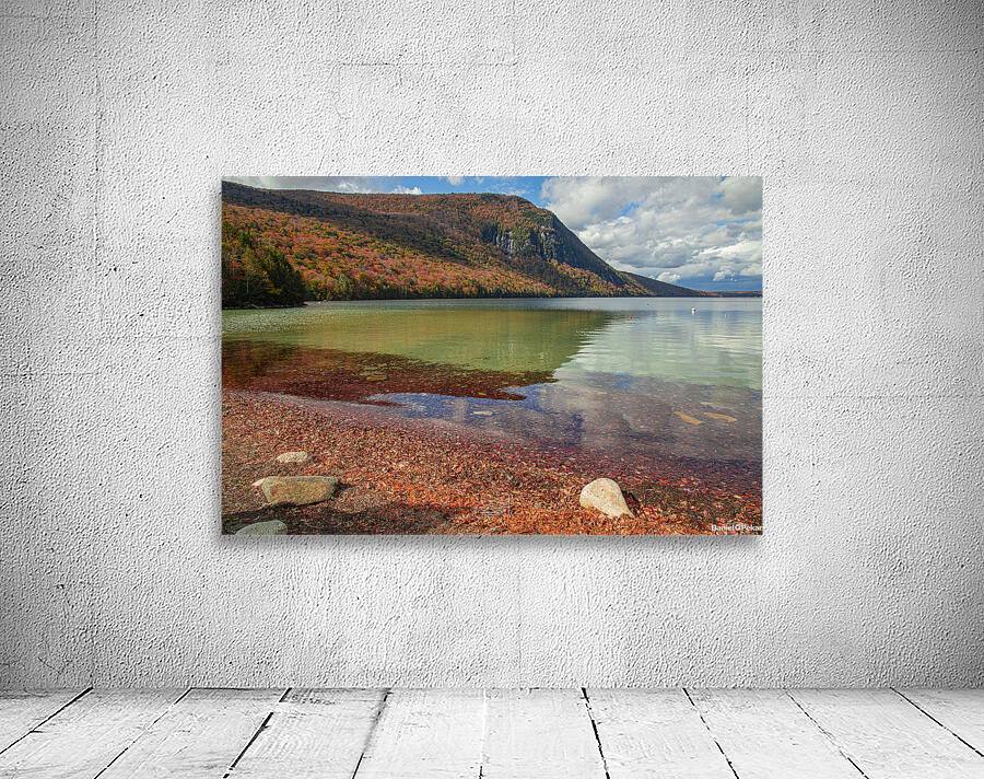 Lake Willoughby Autumn Reflections Wall Preview