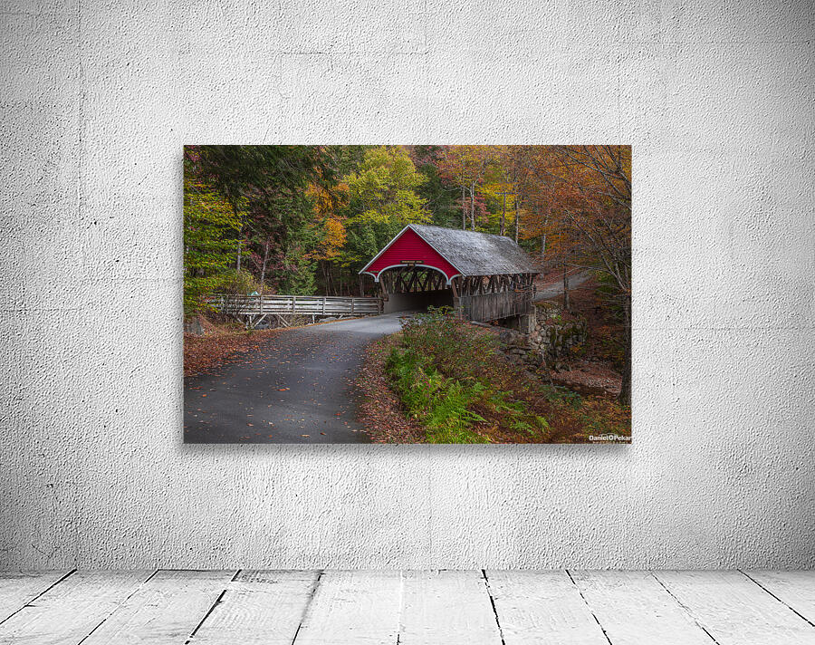 Flume Covered Bridge Autumn Magic Wall Preview