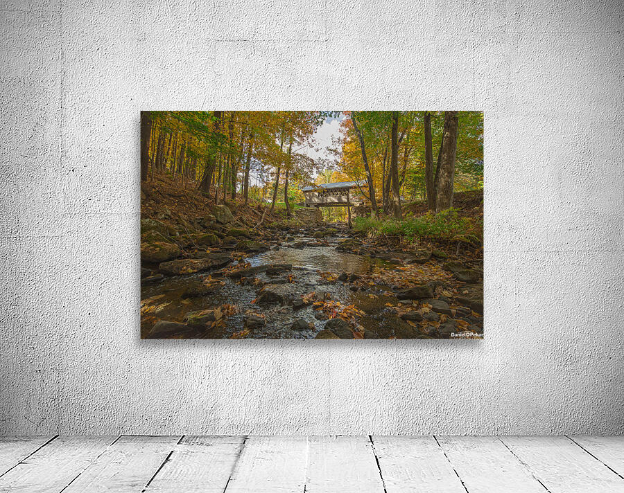 Autumn River Paradise Wall Preview