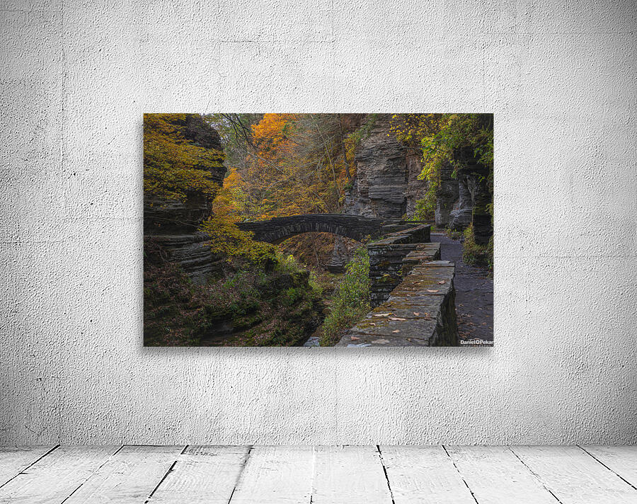 Autumn Fantasy Bridge Wall Preview