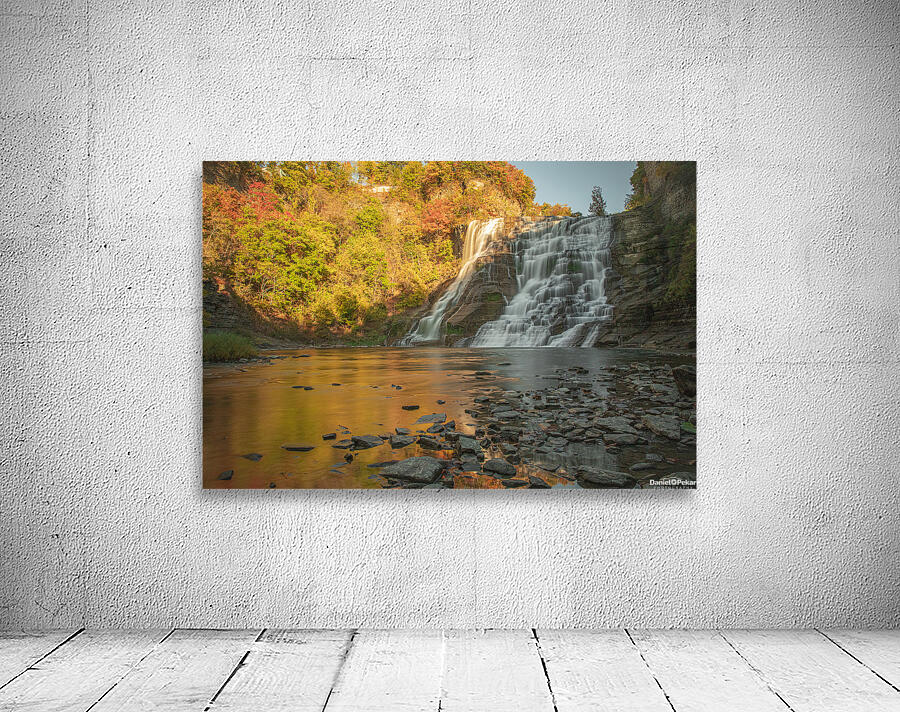 Autumn Paradise at Ithaca Falls Wall Preview