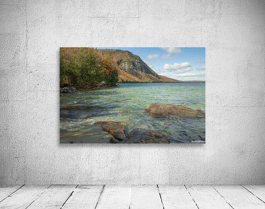 Lake Willoughby Autumn Crystal Waters Wall Preview