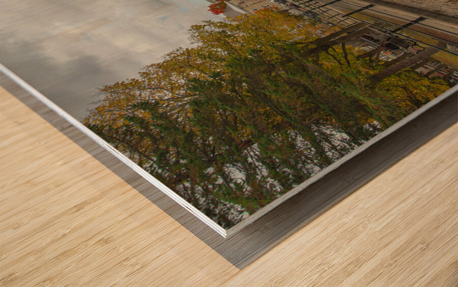 Perth Canal Reflections Wood print