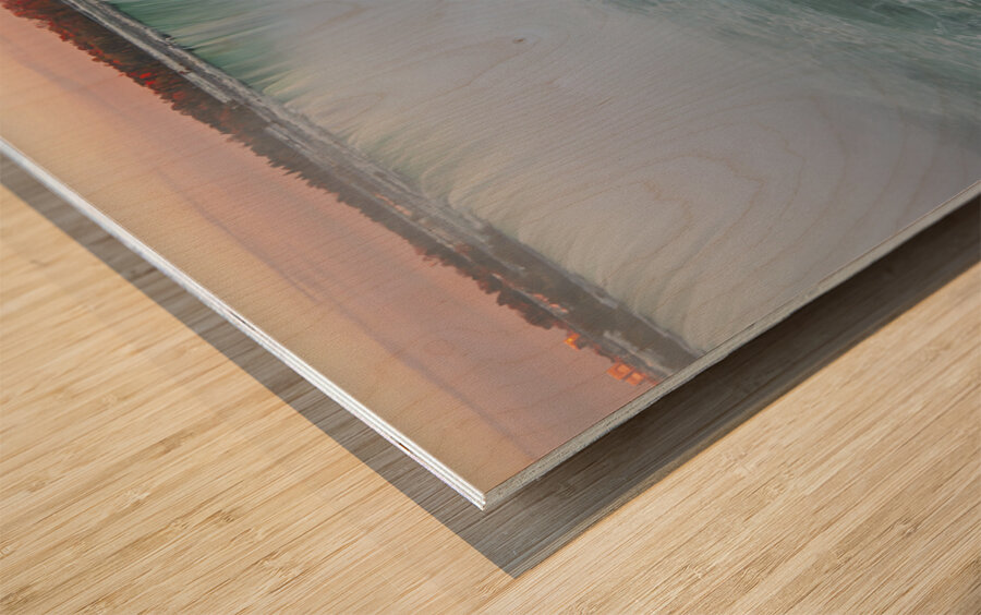 Horshoe Falls Autumn Majesty Wood print