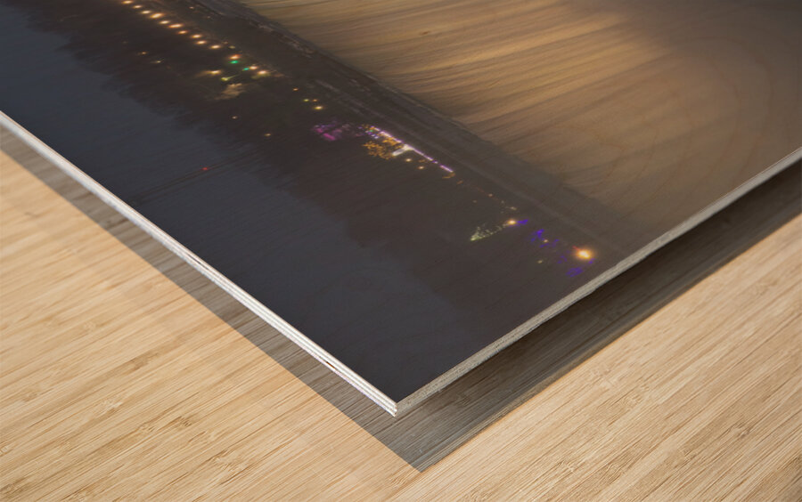 Niagara Horseshoe Falls Evening Glow Impression sur bois