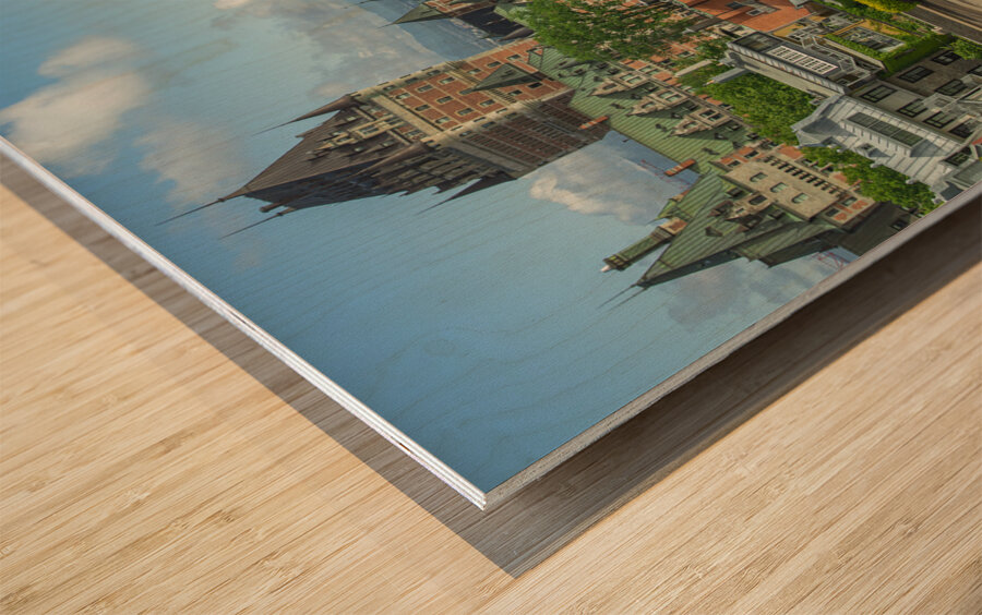 Quebec City Frontenac Lookout Wood print