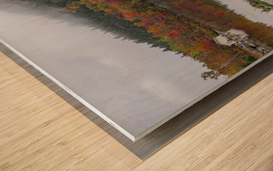 Echo lake Autumn Dream Impression sur bois