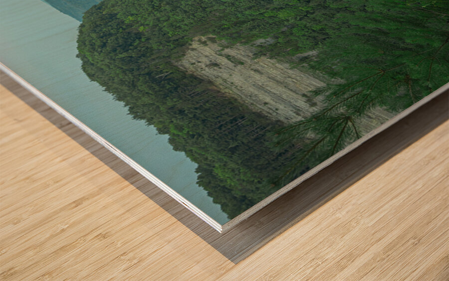 Archery Field Overlook Beauty Impression sur bois