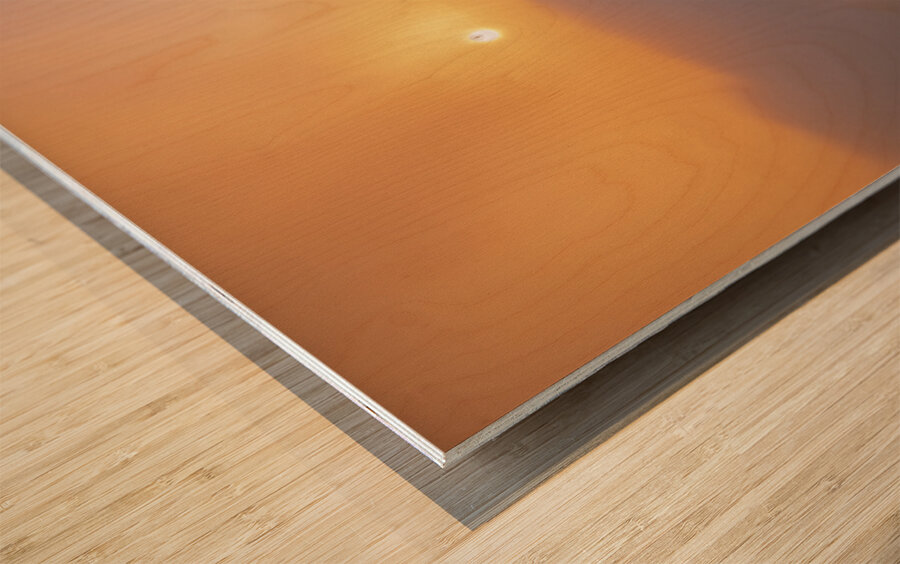 Horseshoe Falls majestic sunrise mist Wood print