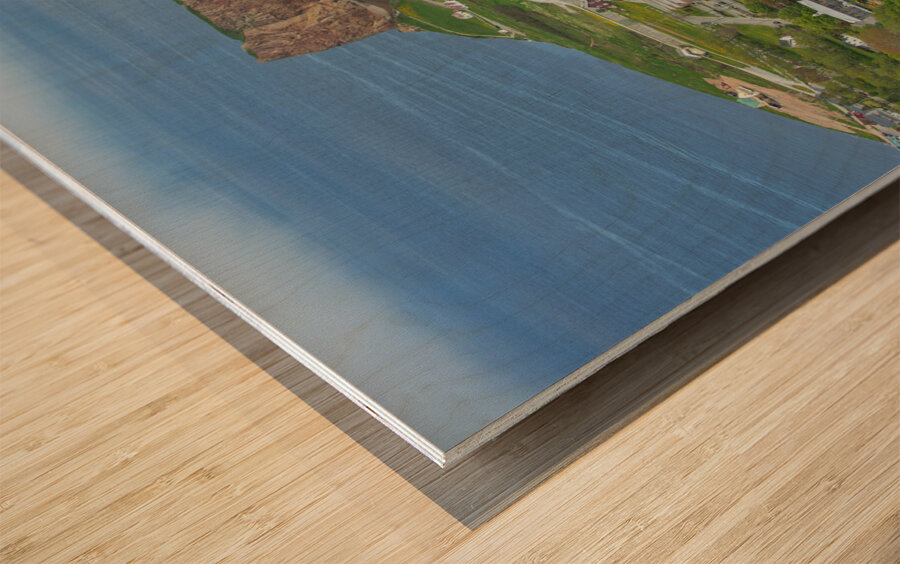 Scenic Overlook of Perce  1 Wood print