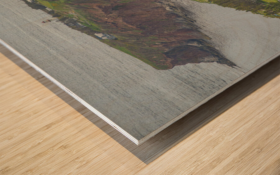 Scenic Overlook of Perce  2 Wood print