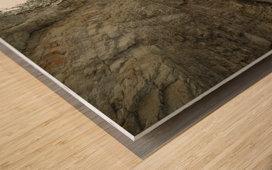 Johnston Canyon Winter Thaw Impression sur bois