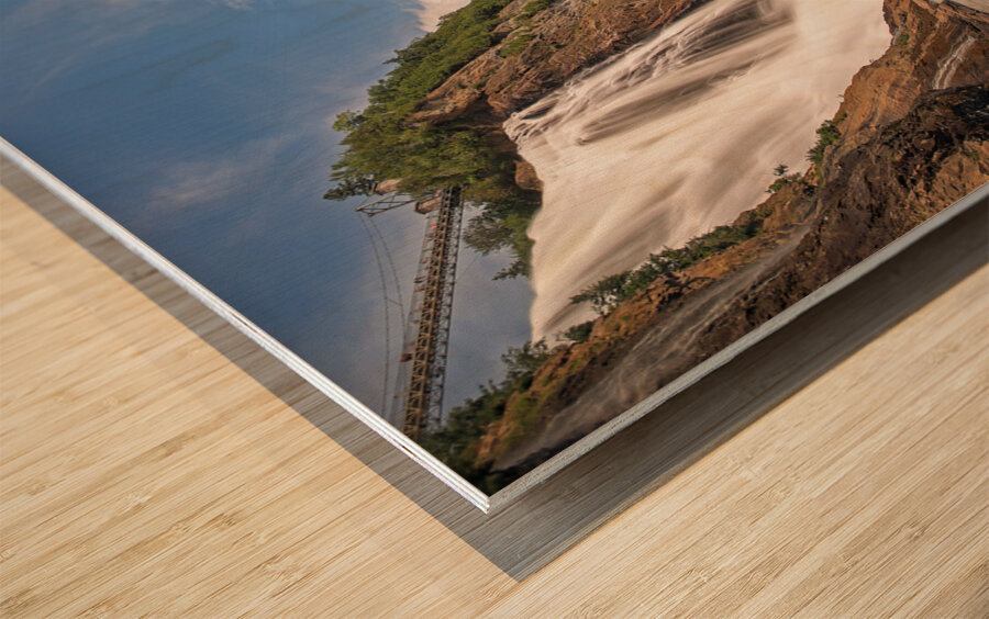 Majestic Montmorency Falls Wood print