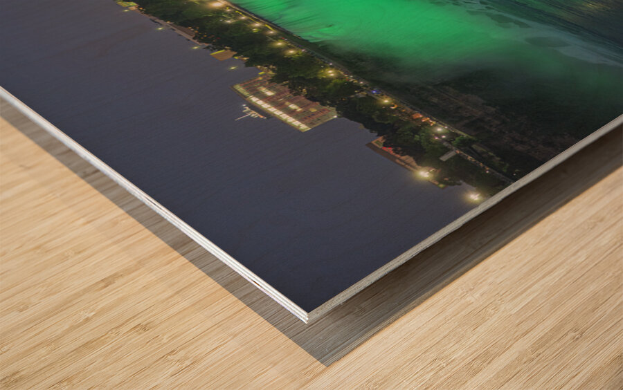 Niagara Emerald Glow Impression sur bois