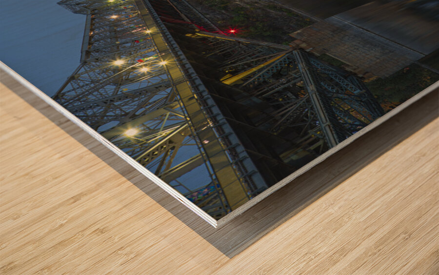 Royal Alexandra Bridge Reflections Wood print