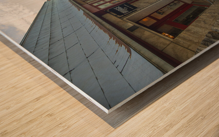 Rue Du Petit Champlain Wood print