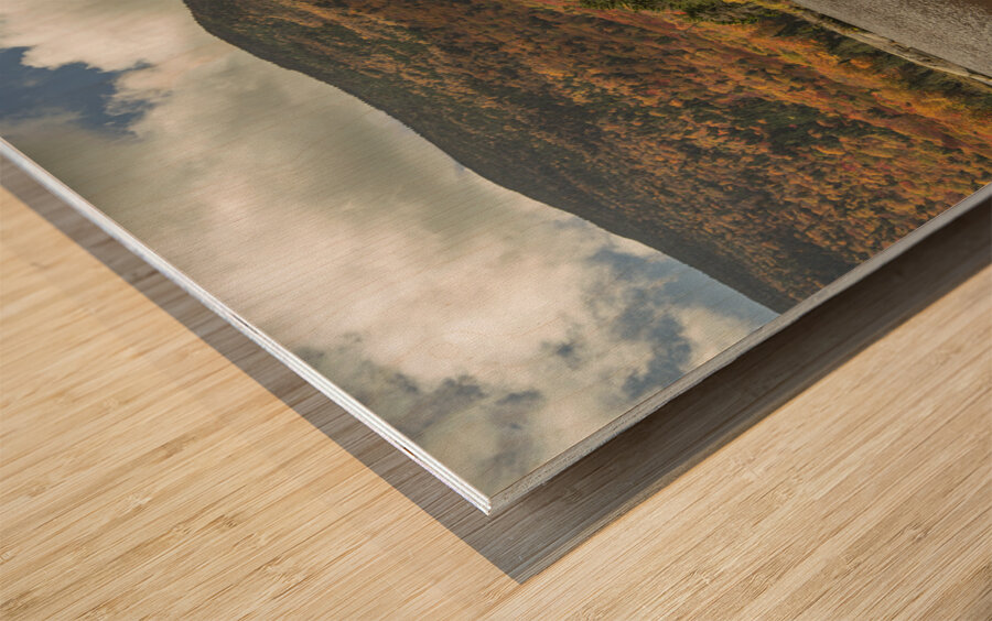 Kinsman Notch Beaver Pond Reflections Wood print