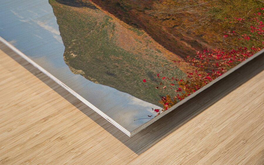 New Hampshire Mountain Skittles Wood print