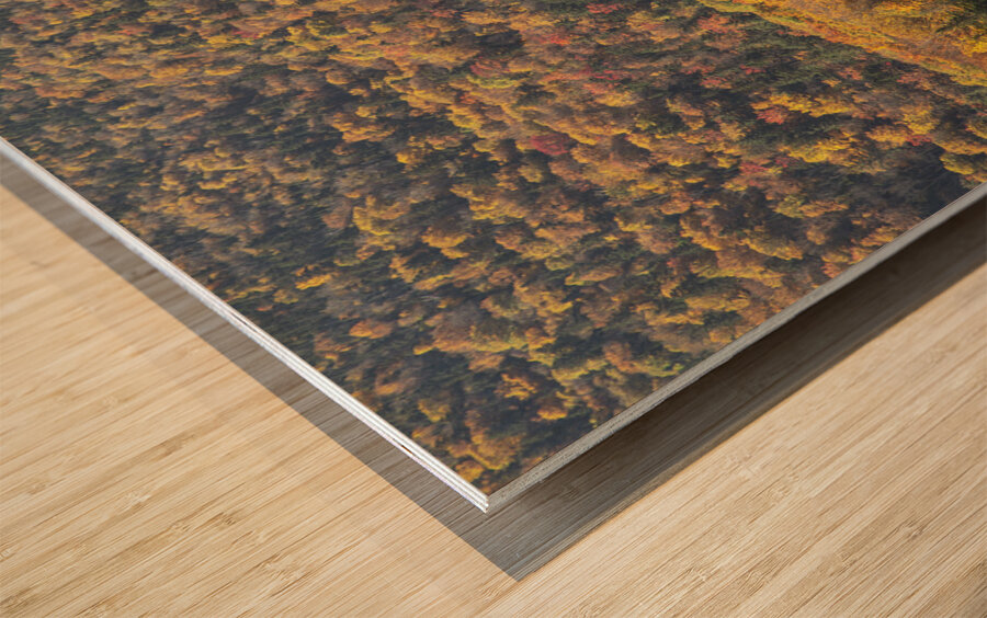 Kinsman Notch Autumn Wonderland Wood print