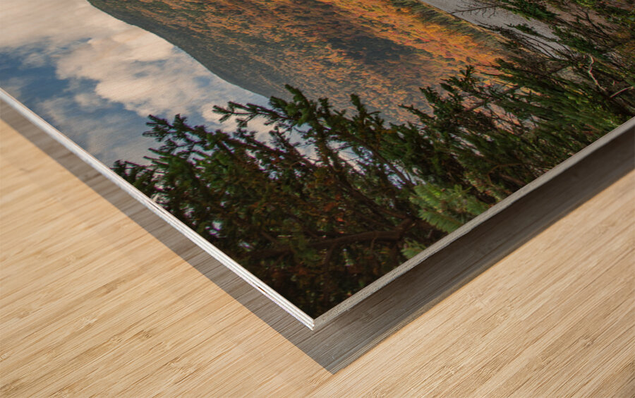 Kinsman Notch Mountain Skittles  Wood print