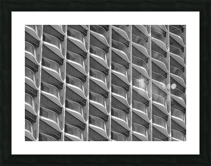 Waves Of Honolulu Hawaii USA Picture Frame print