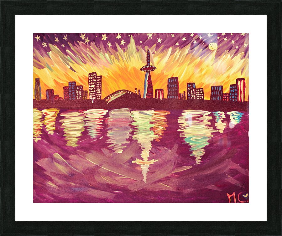 Toronto Reflection  Picture Frame print