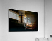 Yellow Rose by Window Acrylic Print