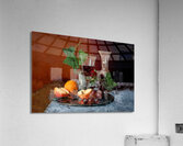 Fruit and Wine Painterly Acrylic Print