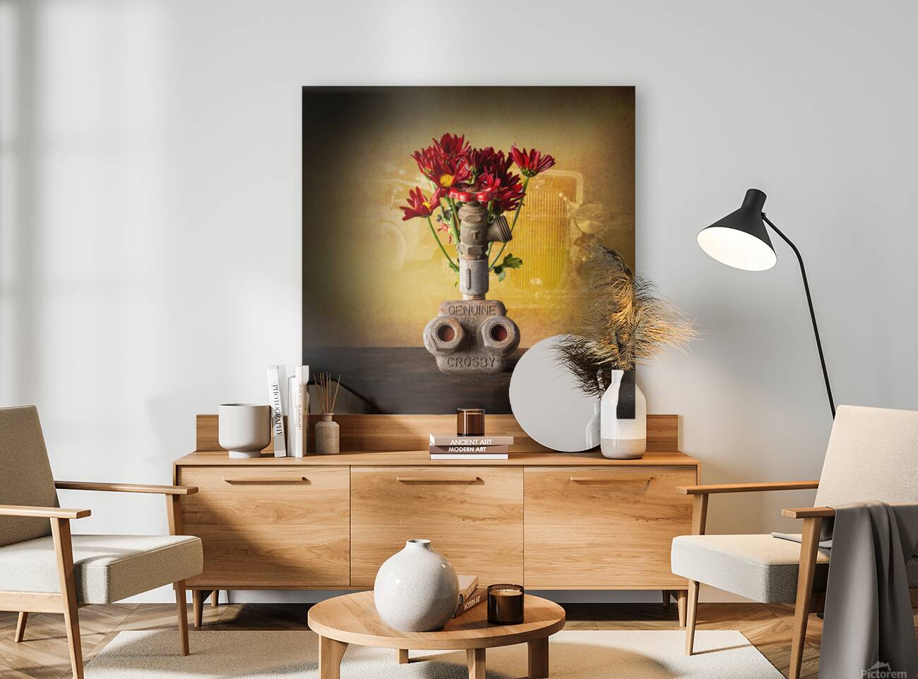 Flower in Valve Nbr 3 Reproduction