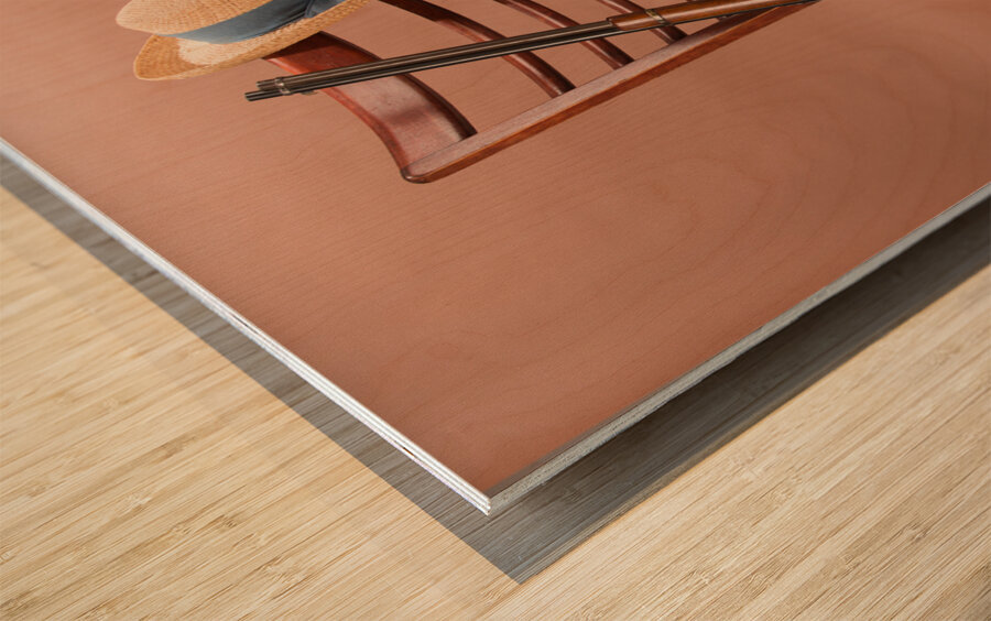 Rocking chair and Carbine Wood print