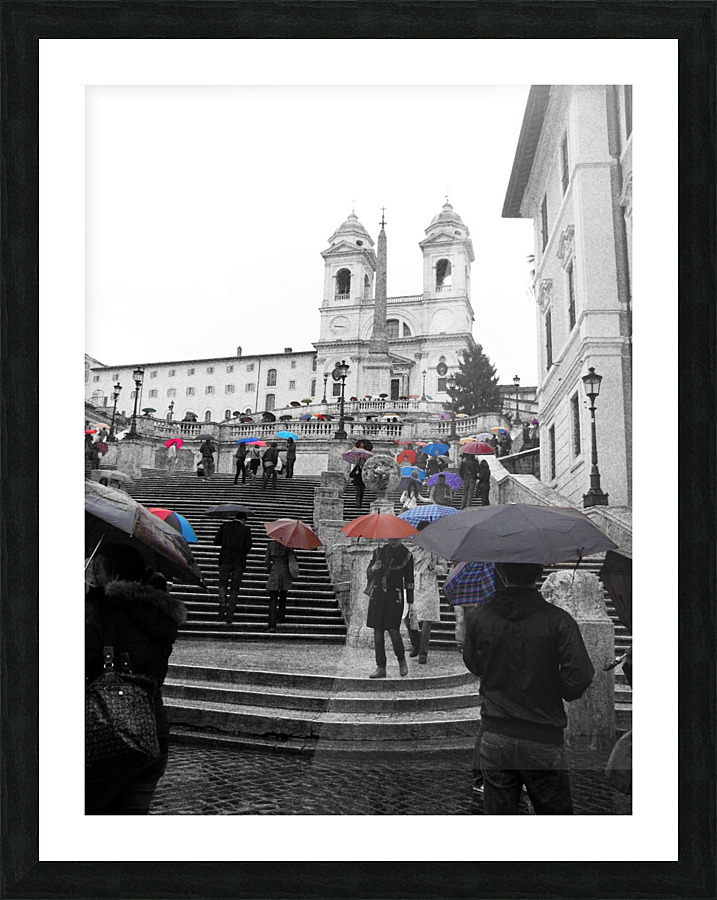 Spanish Steps Rome  Picture Frame Printing
