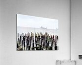 Pier Ruin in Astoria Oregon Acrylic Print