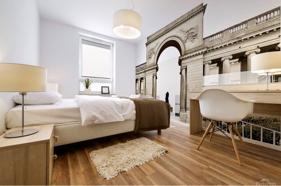 The Thinker in San Francisco California Mural print