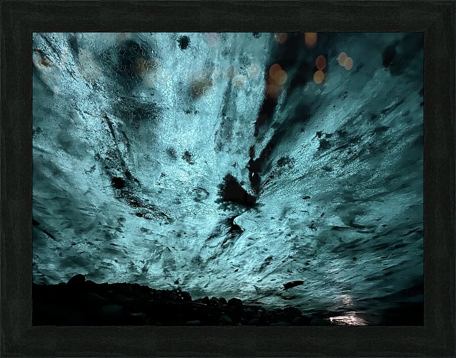 Ice Cave at Vatnajokull 4 Iceland Picture Frame print