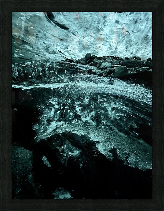 Ice Cave at Vatnajokull 6 Iceland Picture Frame print