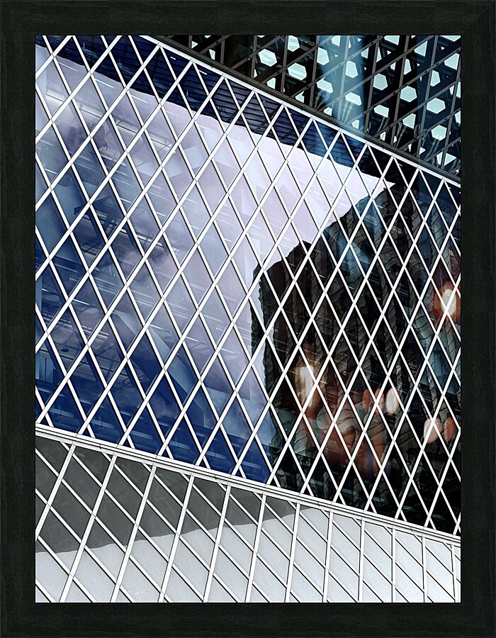 Seattle Central Library Picture Frame print