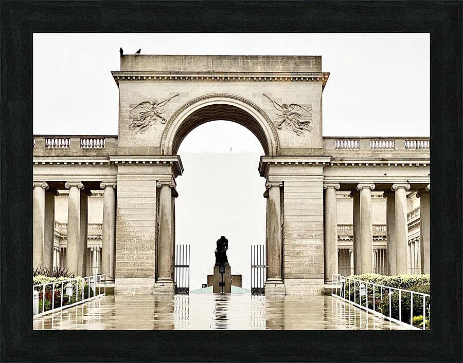The Thinker in San Francisco California Picture Frame print