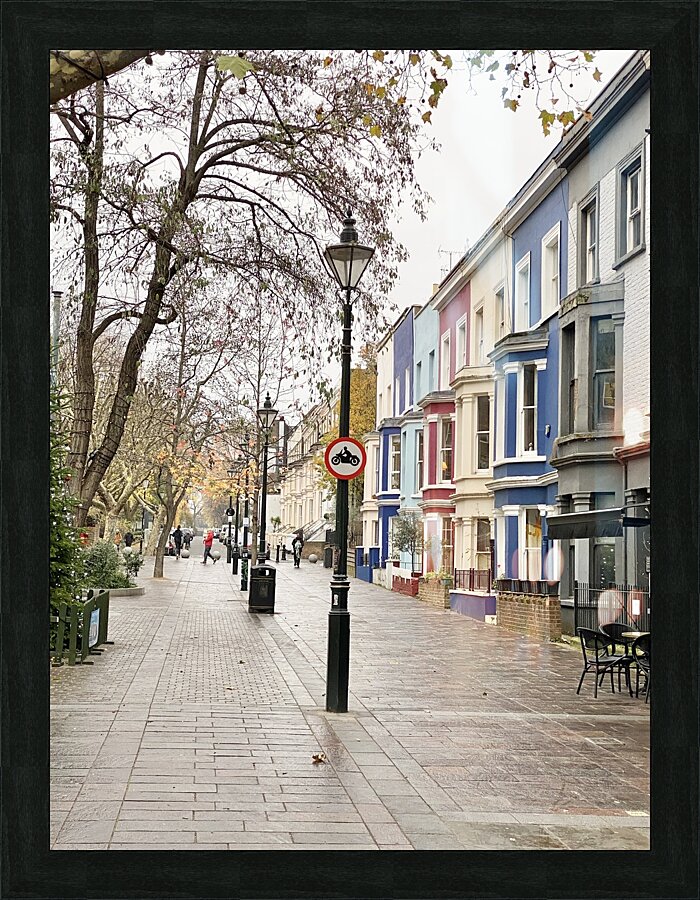 Notting Hill in London United Kingdom Picture Frame print