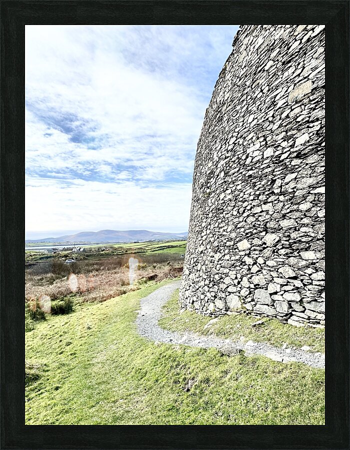 Cahergall Stone Fort Ireland Picture Frame print