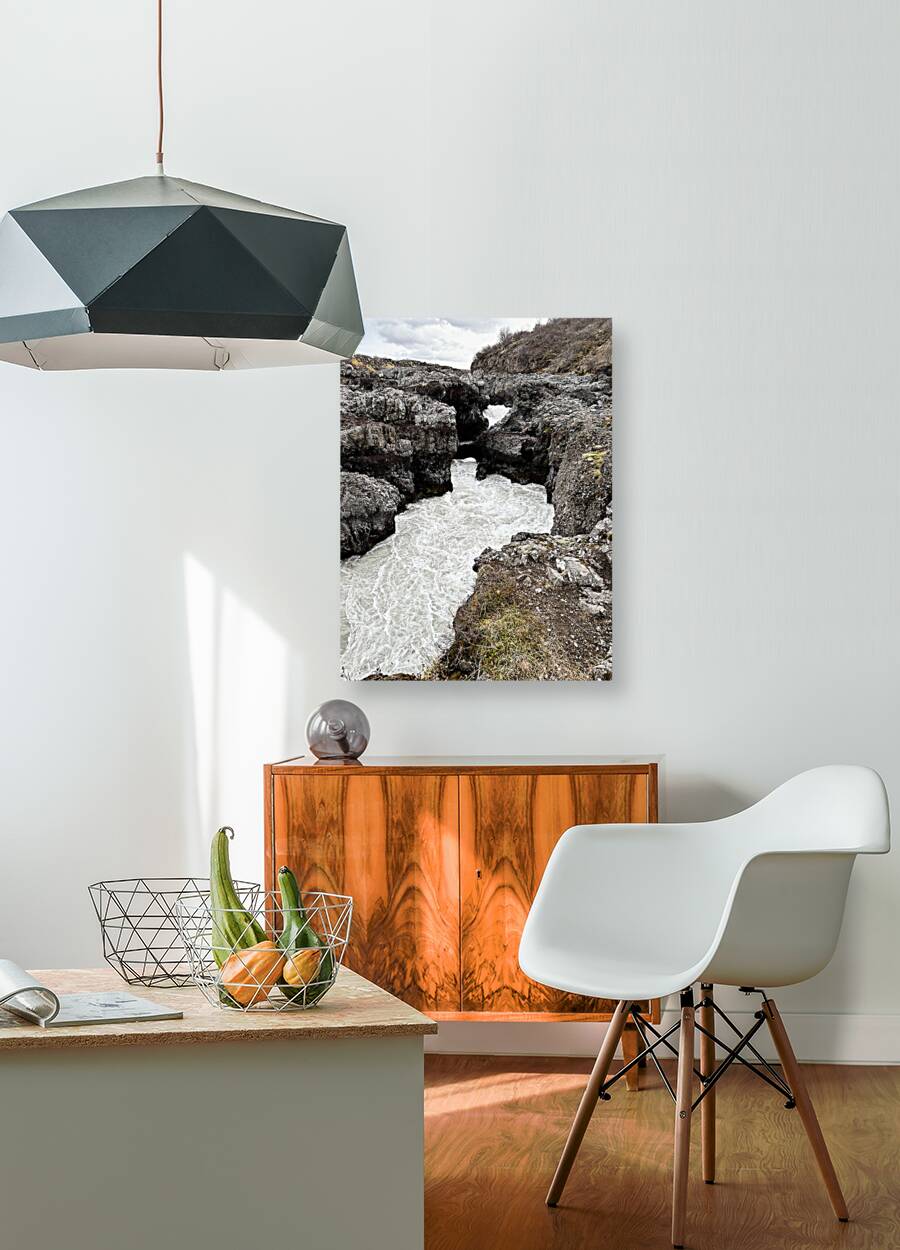 Hraunfossar 1 Iceland Reproduction