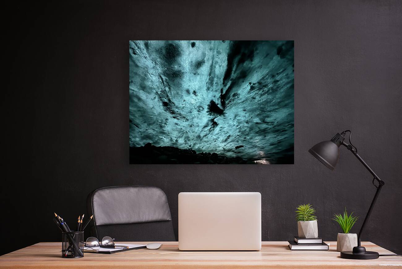 Ice Cave at Vatnajokull 4 Iceland Reproduction